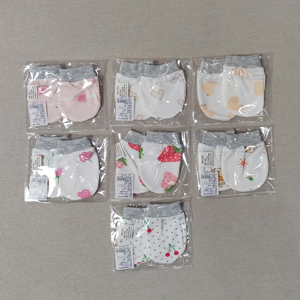 5 Paar/Set Baby-Baumwollfäustlinge, weich, für Neugeborene, Anti-Fress-Handschuhe, Anti-Kratz-Handschuhe, Gesichtsschutzhandschuhe für Babys von 0-3 Monaten