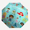 1pc Disney Characters,Magical Day Automatic Folding Umbrella: Compact 8-Bone Design Cartoon Outdoor Travel Companion, Business Umbrella, Chr