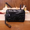 Vintage, Minimalist, Large Capacity Mobile Phone Bag Made of Cowhide Leather for Women, Trendy On The Streets