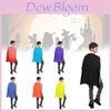 Short Kids Halloween Cloak For Stage Performance And Cosplay In Vibrant Colors
