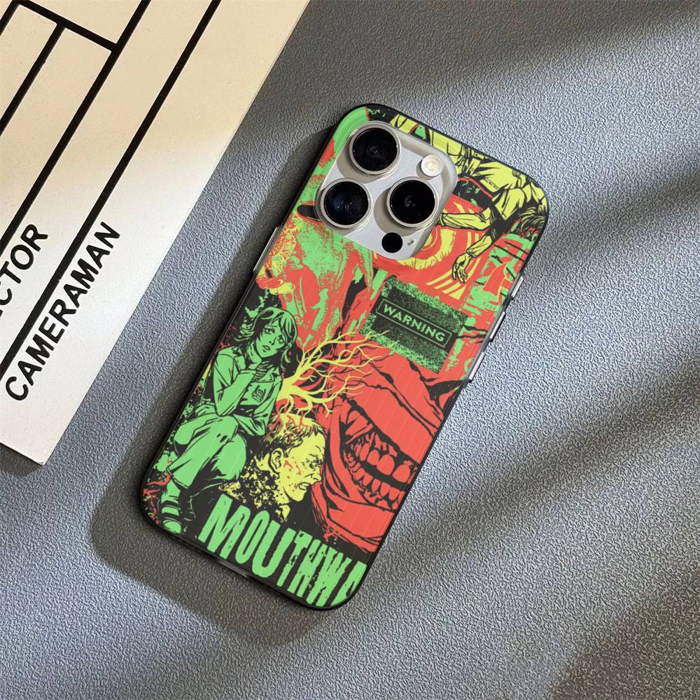 

Популярная Игра Аниме M-Полоскание Рта Для IPhone 17 16 15 Plus Pro Max 12 14 Plus 11 13 Волна Гофрированная Полоска Чехол для Телефона iPhone 13pro max