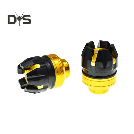 1 пара универсальных слайдеров рамы мотоцикла, чашка амортизатора из алюминиевого сплава, модифицированная чашка передней вилки электромобиля, защита от падения золотистый