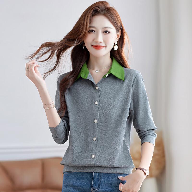 JOHLIN DREAM Faux Two-Piece Color Block Knit Top XL