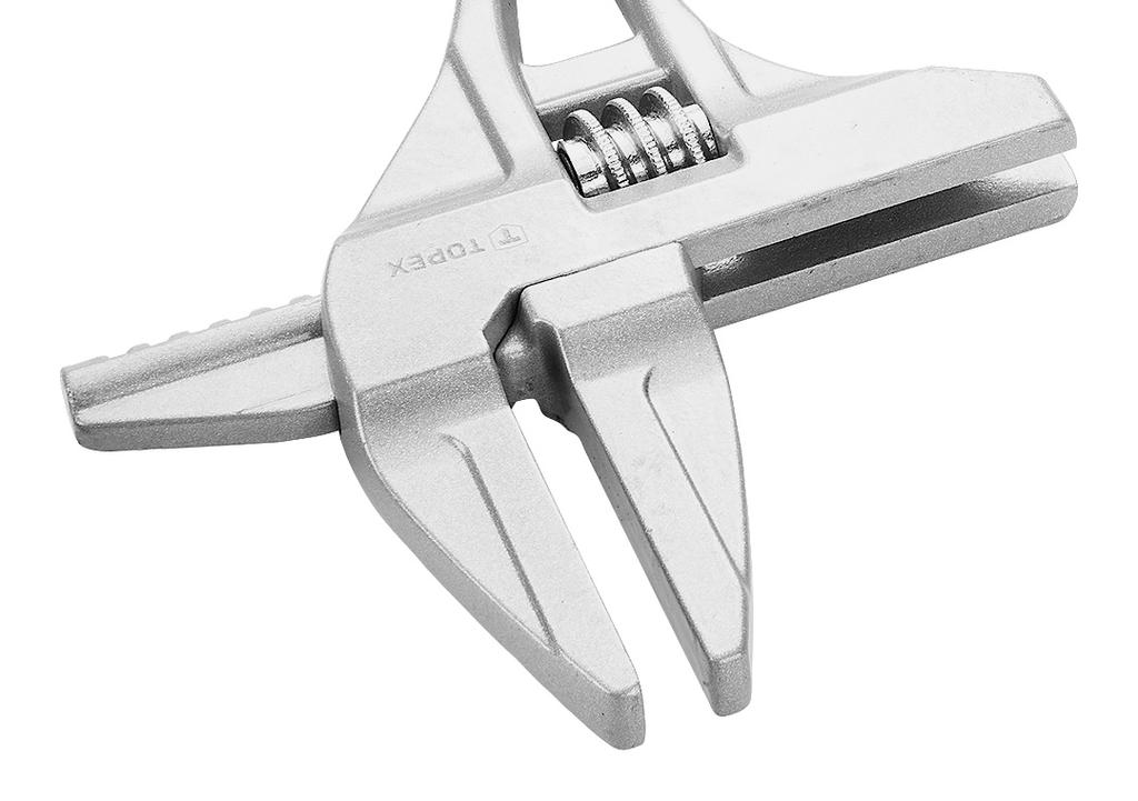 Aluminum Adjustable Wrench 200 Mm, Range 0-70 Mm