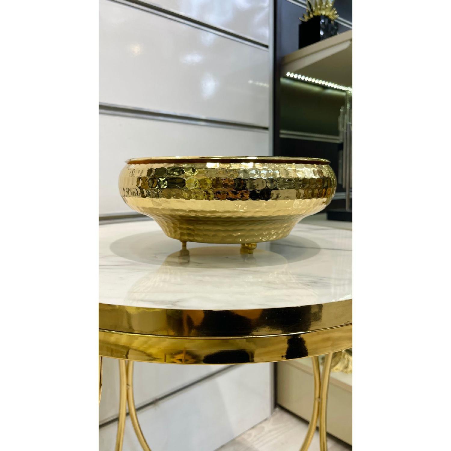 

Decorative Steel Metal Bowl/vase золотий