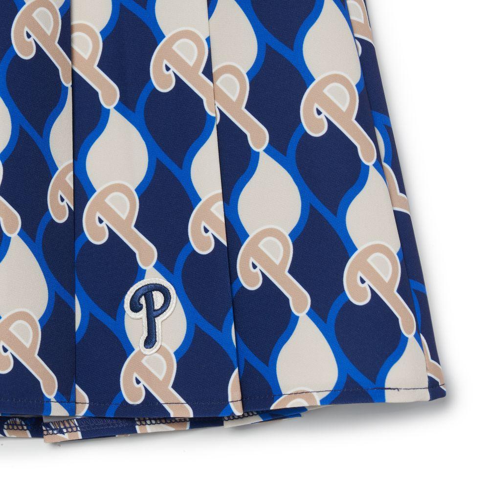 New MLB Casual Short Skirts Women's Royal Blue 3FSKM0233-10NYL