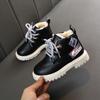 Kids Antislippery Midcut Short Boots Baby Lightweight Casual Shoes Child Footwear Girls Wearresistant Martin Boots Size