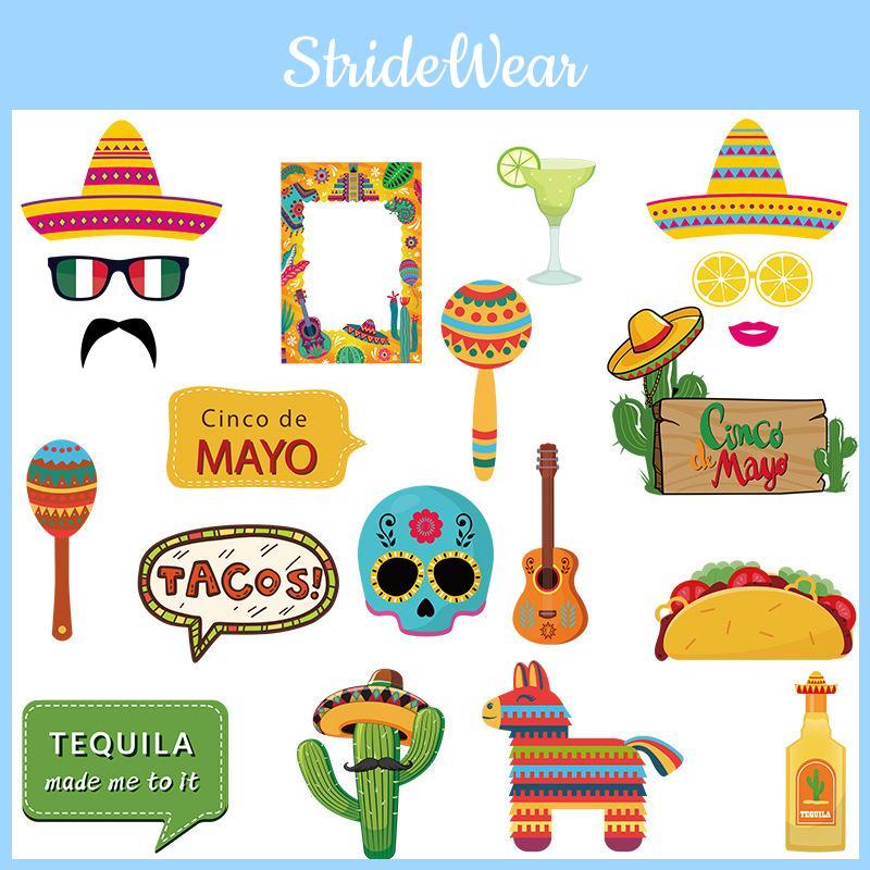 Mexikanischer Karneval Foto Requisiten Party Dekorationen Mit Papiermaterial Für Festliche Veranstaltungen