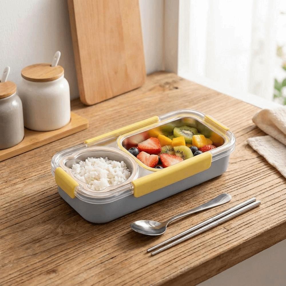 Portable Insulation Lunch Box Microwaveable Thermal Insulation Lunch Box School Students