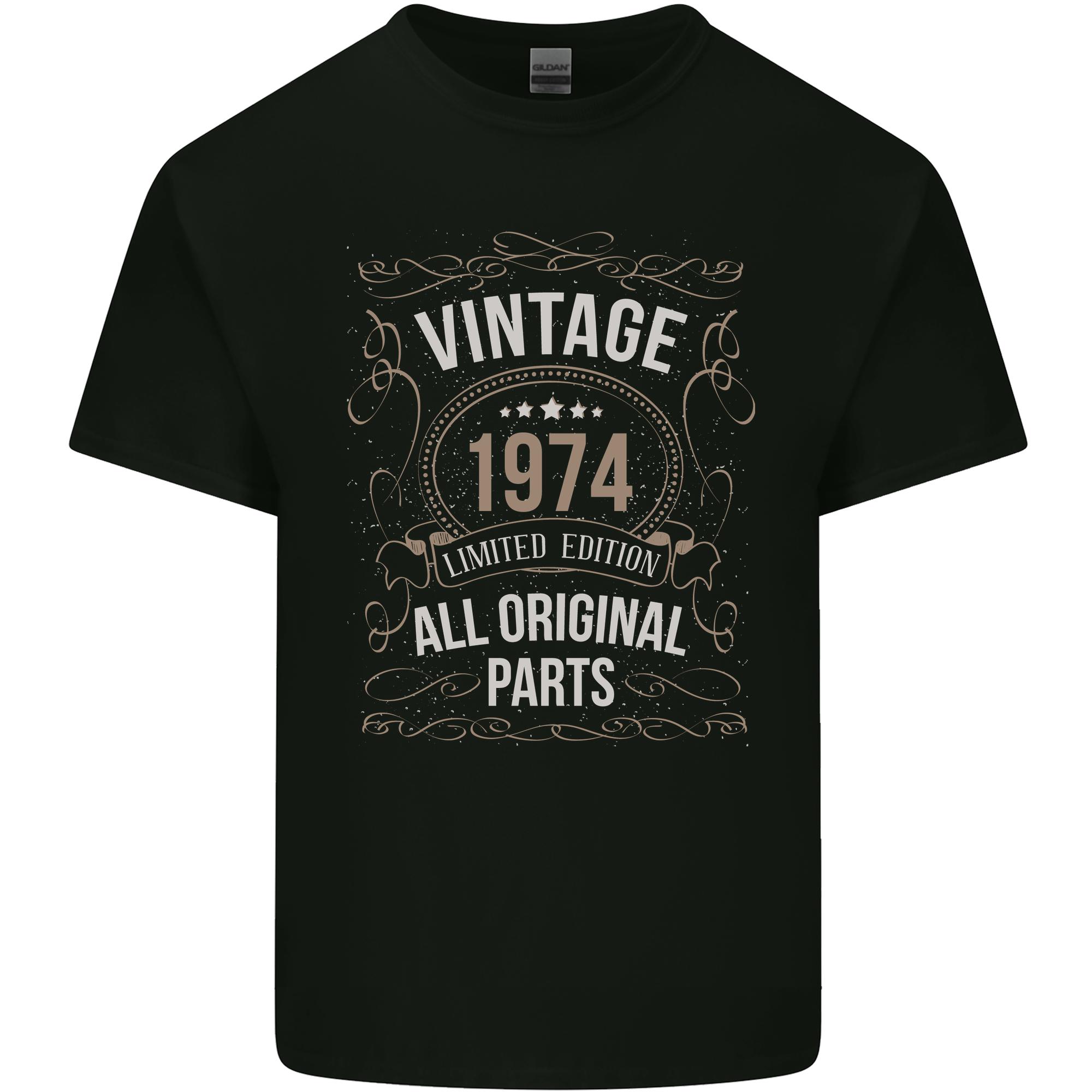 52nd Birthday Limited Edition 1974 Unisexs Light Cotton TShirt S
