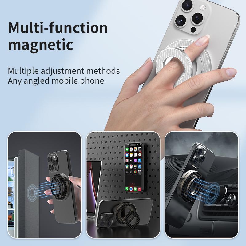 For MagSafe Double Sided Magnetic Phone Ring Holder Portable Folding Cellphones Stand Phone Accessories Support Bracket Grip