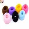 Cotton Fashion Candy Color Hairband Wide 12Pcs/Set Ring Rope Hair Ring Ponytail Holder Rubber Band