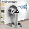 Edelstahl Türstopper Starker Magnetischer Türfang Schwerlast Türhalter Stoppt Wand Bodenmontage Magnet Hält Tür Offen