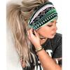 Atmungsaktives Stirnband für Damen Sport Haarband Böhmischer Stil Stirnband Weiblich Elastisches Kopfband Sportliches Kopfzubehör