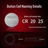 Shuanglu CR2025 Button Cell Battery CN plug (adapter included)