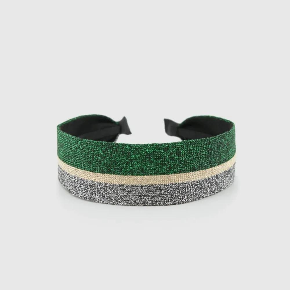 Lara Twinkle Silver Green Hairband LALAH197 3305956