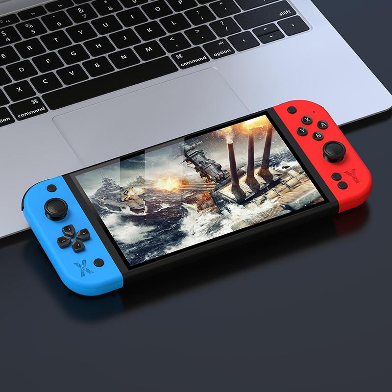 

G90 7 Inch IPS HD Screen Handheld Game Console Multi-System Emulator Arcade Gaming Controller White