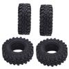 4PCS 1.0 Inch RC Tires Sponge Inner Liner Rubber Boot Tread Tire Replacement for 1/18 1/24 Crawler Car