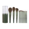 Makeup Brush Set Trade Assurance Foundation Case Shenzhen with Cylinder Factory Green Blush Pink 11pcs Opp Bag or Case or Box