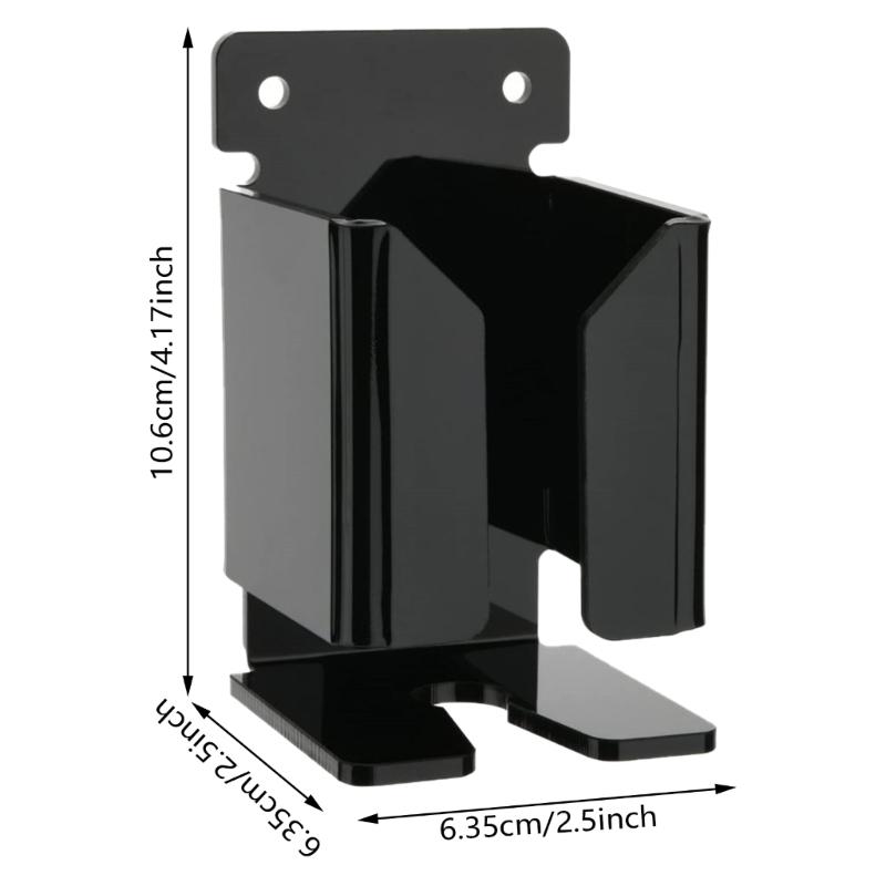 Wall Hanging Acrylic Shaver Storage Rack Acrylic Bathroom Razors Organizers Wall Mounted Space Saving Shaving Tool Shelf