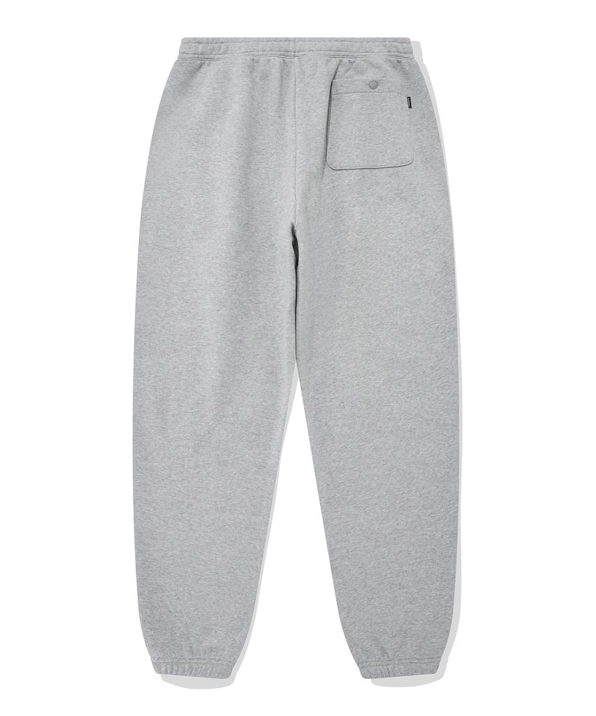 COVERNAT Authentic Logo Sweat Jogger Pants Melange Grey