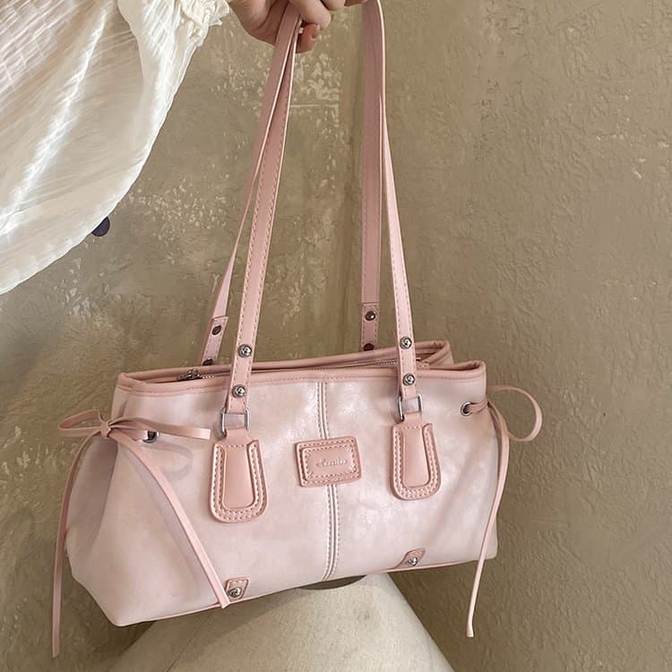 

Drawstring Retro Tote Bag Women s Shoulder Bag
