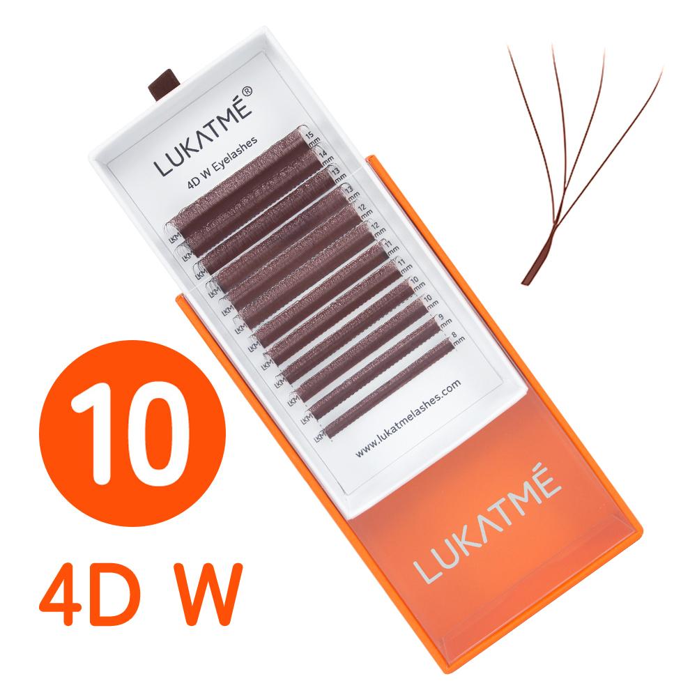10PCS/SET LUKATME Premade Fans False Eyelashes 3D-7D W Shape Curl D 8-15mm Mix 3D 4D 5D 6D 7D Wholesale Eyelash Extensions
