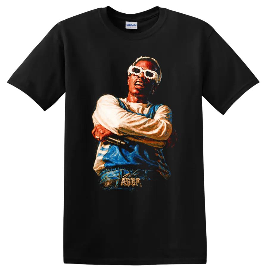 Aap Ferg Stylized Portrait Hip Hop T Shirt Urban Artwork Tee