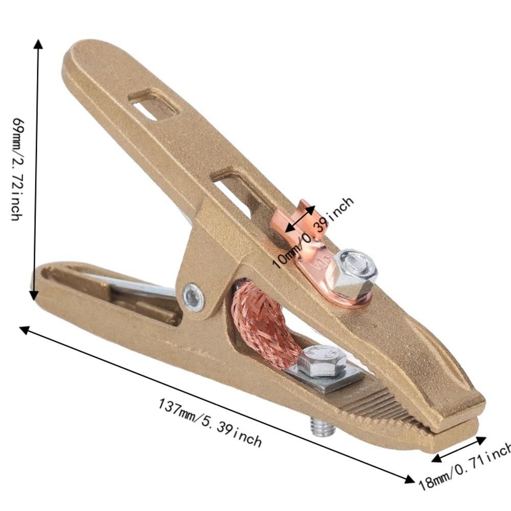 300A Grounding Clamp Strong Conductivity A Shape Ground Clamp Welding Earth Clamp  ARC Welding