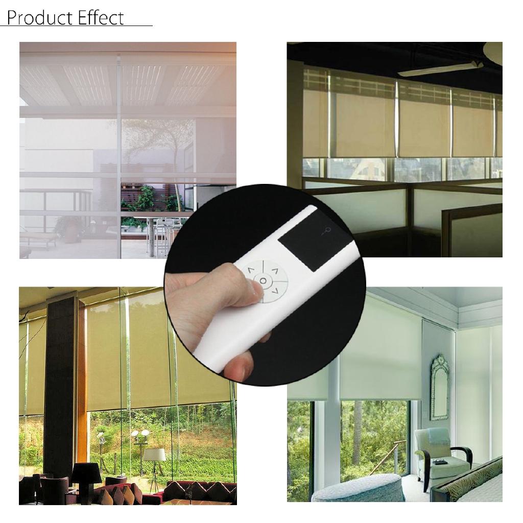 DIY Roller Shade Motor 25MM Electric Blind Tubular Intelligent Remote Control Pleated Blind Tubular Motor Kit AC100-240V