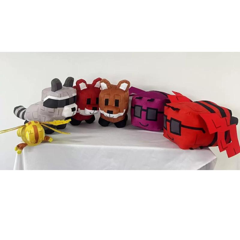 Grow Roblox A Garden Raccoon Fox Dragonfly Bee Plush Toy Stuffed Doll Animal