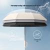 Automatic Windproof Folding Umbrella with Sun Protection, Reverse Design for All Weather, Black