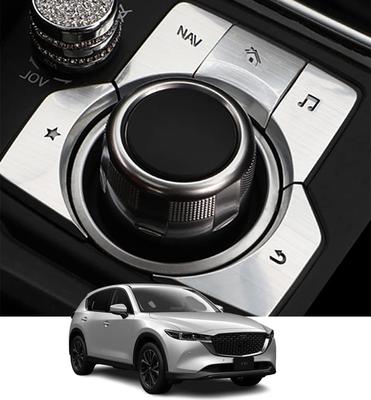Kakash Mazda Aluminum Alloy Control Panel, Multimedia Cover, Interior Custom Parts, Accessories, Scratch Resistant,