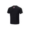 Li Ning CBA Series Playoffs Guangdong Team Breathable Comfortable Short Sleeve T-Shirt Men T-Shirt Black AHSUB89-2