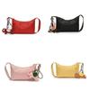 French Boutique Style Crossbody Bag With Pu Fabric And Carved Stitching For Casual Outings