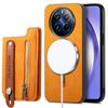 2 in 1 Detachable Magnetic Cards Solt Zipper Wallet Leather Wristband Case For OPPO Reno 13 Pro 5G 12 11F 11 A58 A78 Bag Cover
