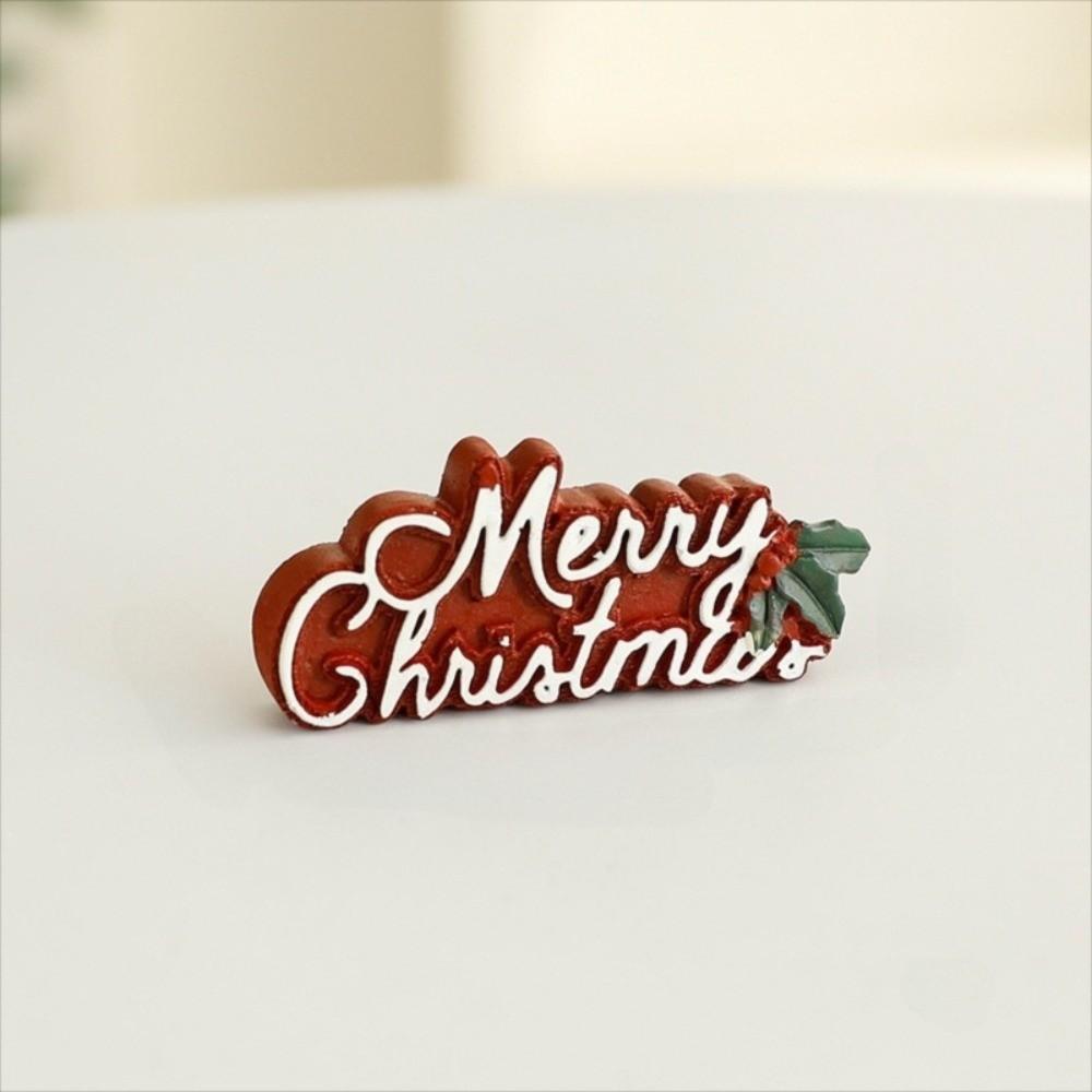 Handicrafts Christmas Tree Decoration Set Resin Mini Christmas Tree Desktop Ornaments Office