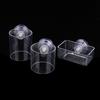 Fish Tank Feeding Ring Transparent Acrylic Rectangle Round Shape Aquarium Suspensible Feeder For Tank Floating Food Dispenser