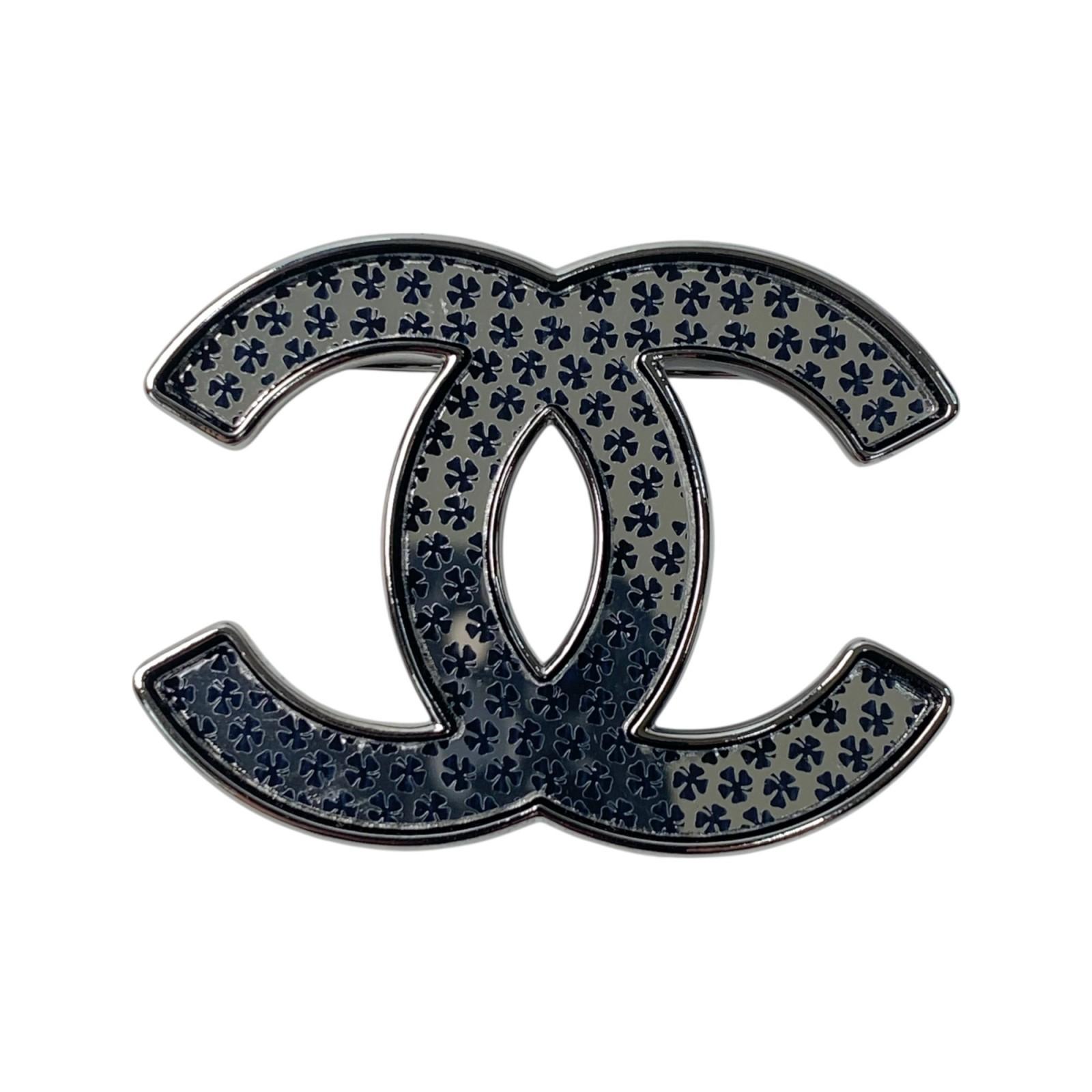 

Used CHANELBrooch black/white Women