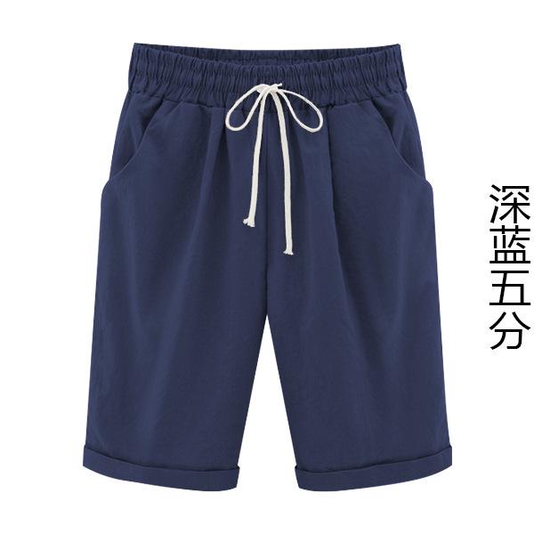 New Summer Casual Pants For Women, Thin Cut, Outerwear, Mid Length Pants, Plus Size Women'S Clothing