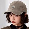 Spring And Autumn Simple Retro Alphabet Embroidered Baseball Caps Men'S And Women'S Shade Show Face Small Travel Casual Cap