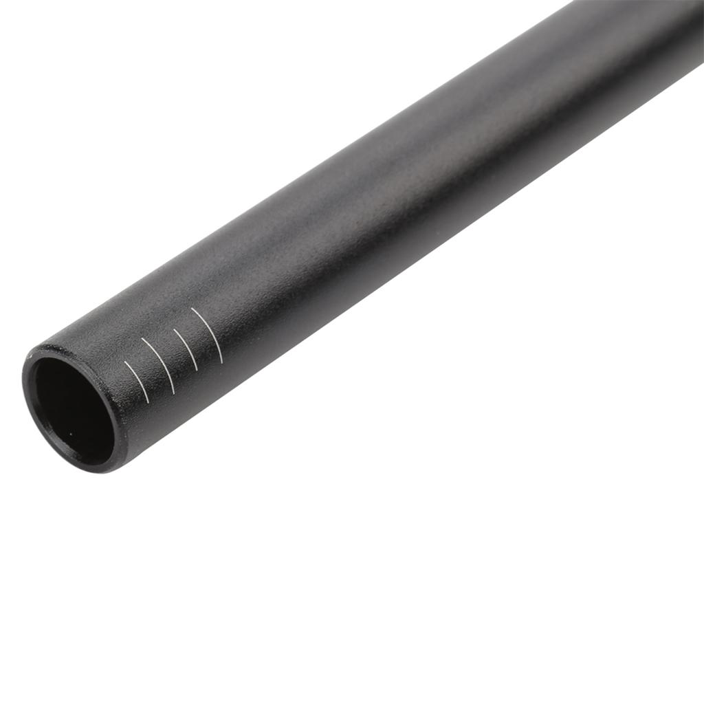 Aluminum Alloy Mountain Bike Riser Handlebar Cycling Racing Travel Relax and Rest (Black)