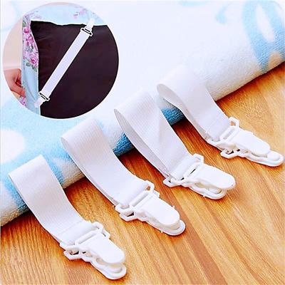 Home Textiles Accessories 4PCS/Set Elastic Bed Sheet Mattress Cover Blankets Grippers Clip Holder Fasteners Kit