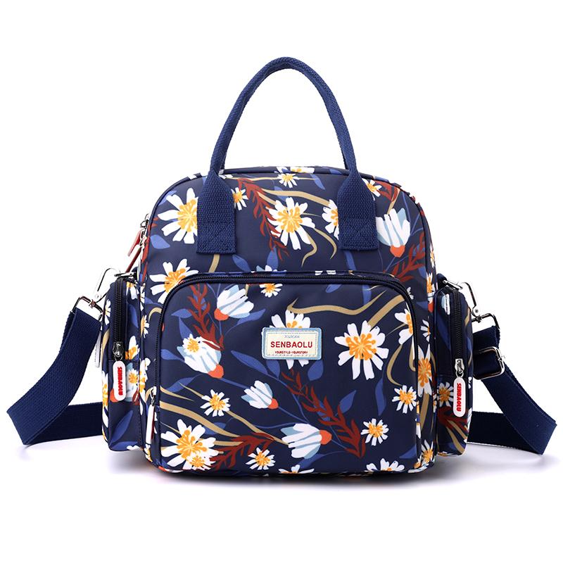 Geantă de umăr imprimată, ușoară, pentru călătorie în aer liber, geantă pentru mamă de vârstă mijlocie Geantă crossbody hidrofugă