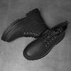 Fashion New Arrival Men's Motorcycle Boots Handsome Male Biker Boot Non-Slip Thick Sole High Top Shoes Comfy Casual Leather Short Botas