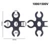 2Pcs Mc4 Solar Panel Connector Disconnect Tools Solar Connector Wrench Plastic Pocket Solar Connector Assembly Tools