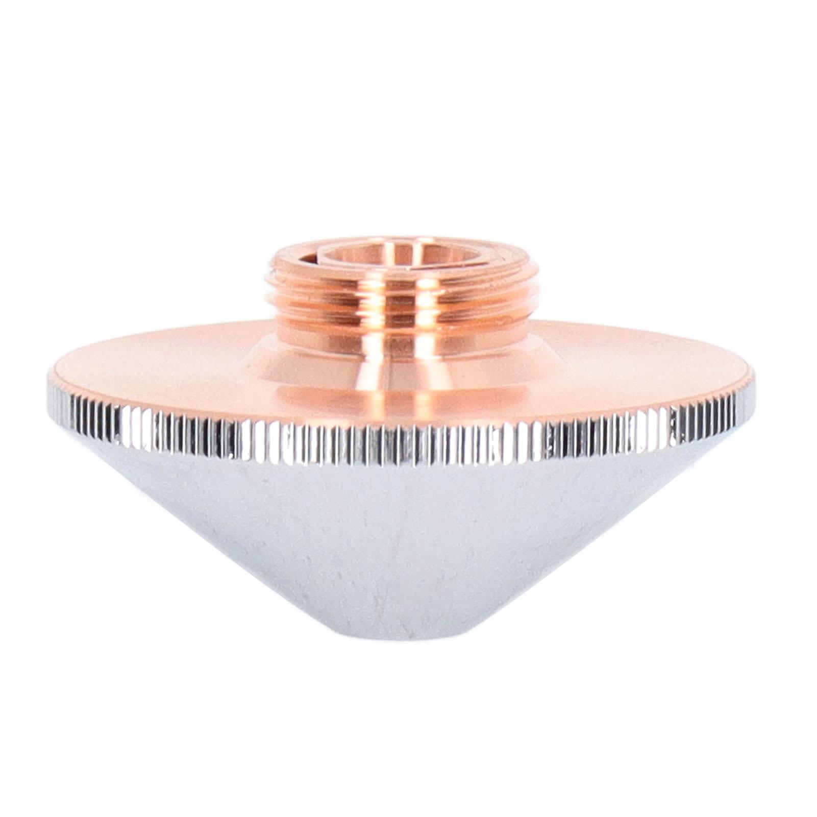 

Laser Nozzle Cutting Machine Head Cutter Dual Optical Fibre Chrome Plated Copper 1.8mm 0.07in