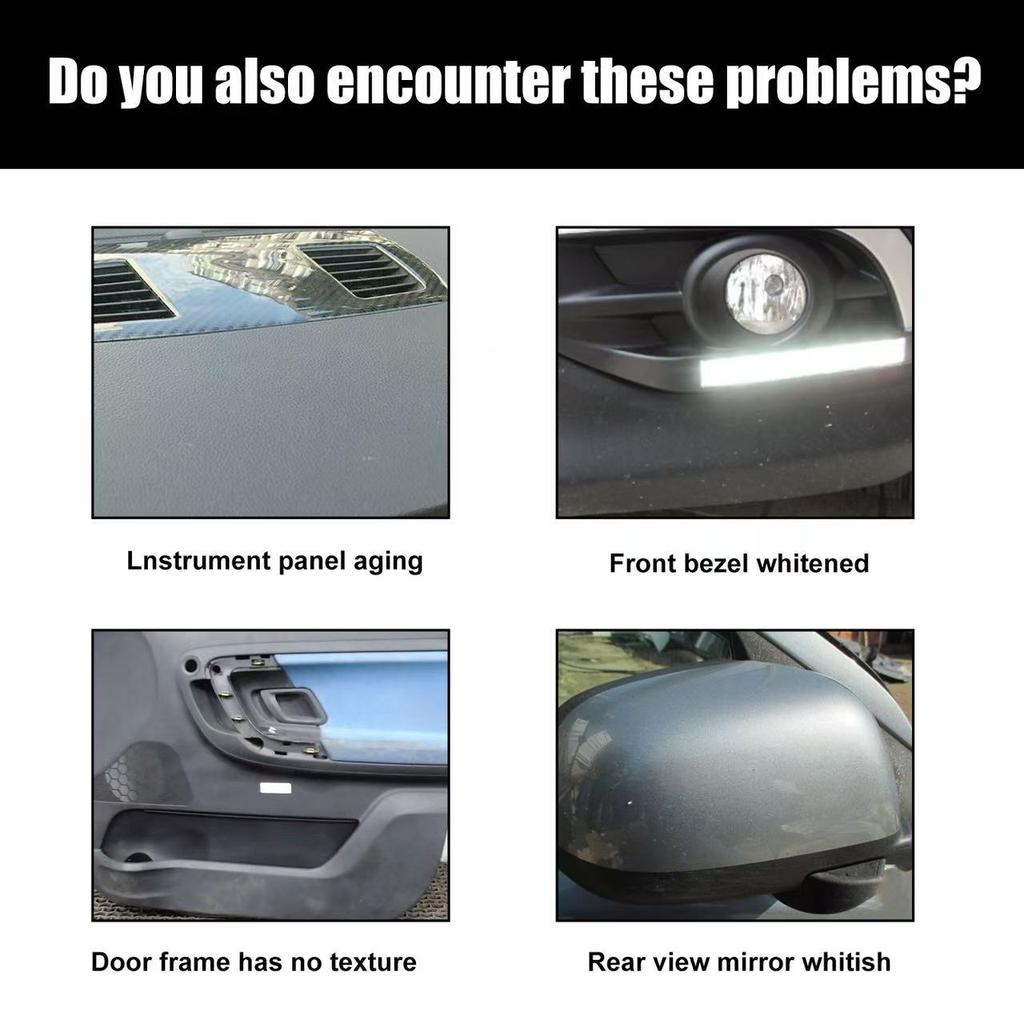 Plastic Refurbishment Coating Car Interior, Dashboard, and Seat Cleaning Dust-proof, Polishing, Maintenance, and Coating