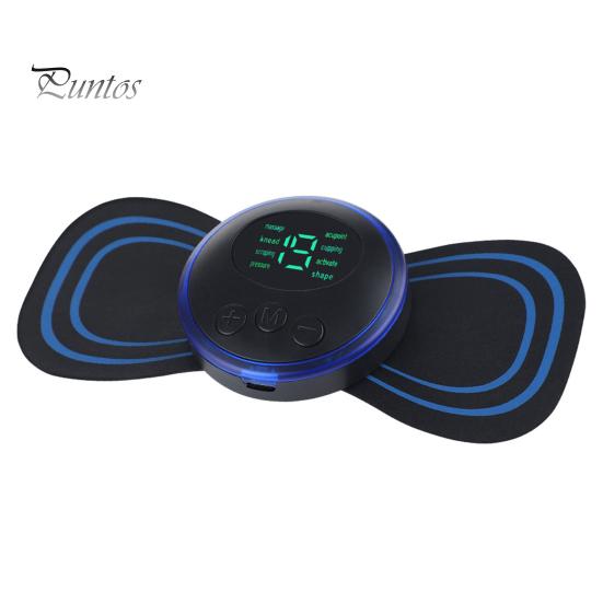 

Мини-массажер для мышц и тела, 19 скоростей, 8 режимов, устройство для ухода за талией и шеей, для снятия боли, расслабления всего тела, шейный массажный пластырь для домашнего офиса A