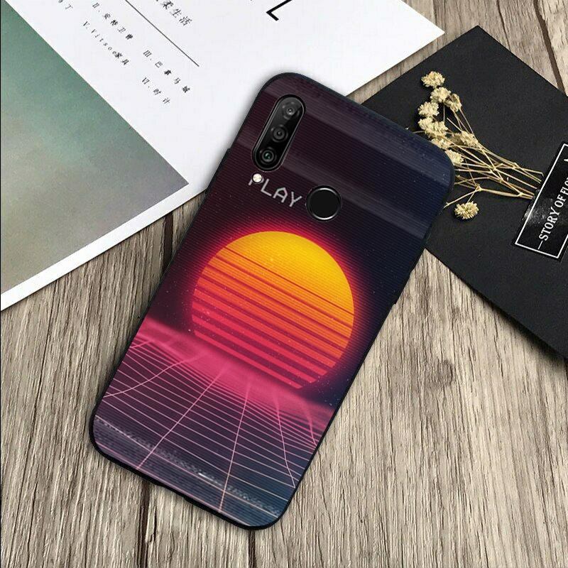 

80S Vaporwave Retro Synthwave For Huawei Nova Y72 Y73 Y90 Y70 Y60 Y91 Y61 12s 12i 11i 8i 9 10 SE P40 Lite P60 P30 Pro Case Huawei Nova Y73
